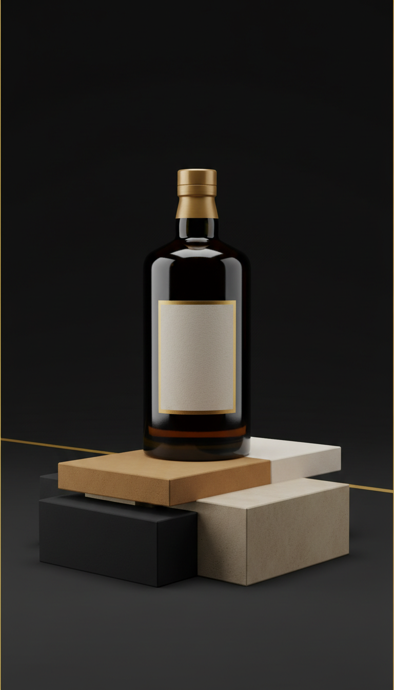 Decanter cristallo taglio geometrico